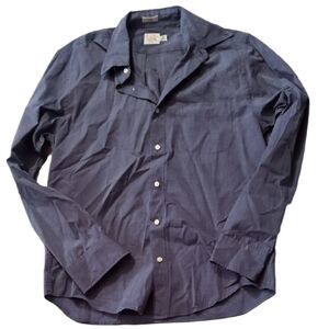 J. Crew Blue Secret Wash Long Sleeve Button Down Shirt Size Medium